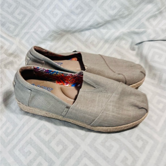 Skechers BOBS Beige Slip-On Shoes - Picture 5 of 5